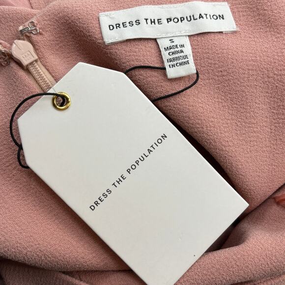 Dress The Population Iris Blush Pink Dress - Picture 11 of 12